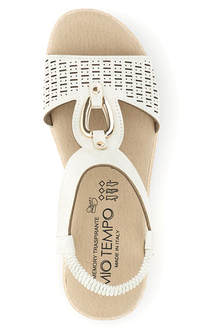 Eis-Sandalen mit Gold-Detail Mio tempo LR263706