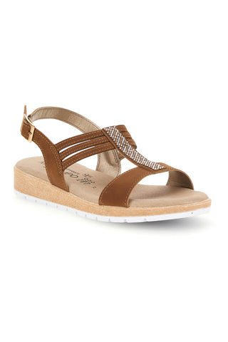 Ledersandalen atmungsaktive Memory-Einlegesohle Mio tempo LR263729