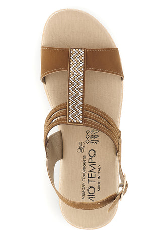 Ledersandalen atmungsaktive Memory-Einlegesohle Mio tempo LR263729