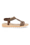 Sandali marroni con strass Mio tempo LR263702