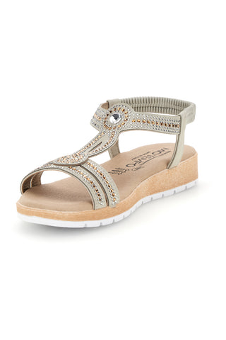 Eis-Sandalen mit Strasssteinen My Time LR263702