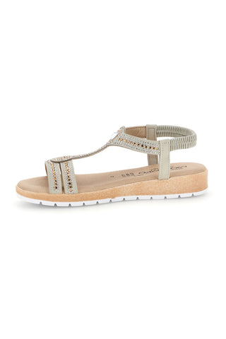 Eis-Sandalen mit Strasssteinen My Time LR263702