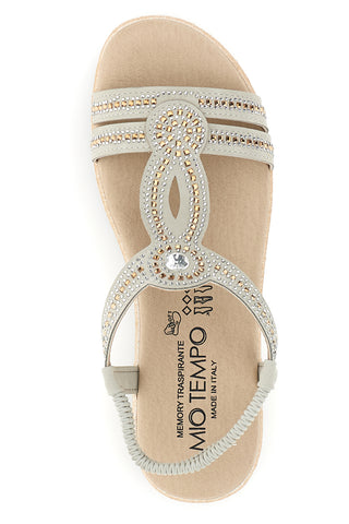 Eis-Sandalen mit Strasssteinen My Time LR263702