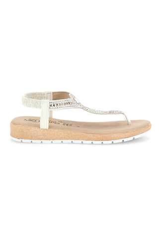Sandali ghiaccio infradito con strass Mio tempo LR263703