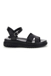 Schwarze Sandalen aus echtem Leder Pittarello 32841926