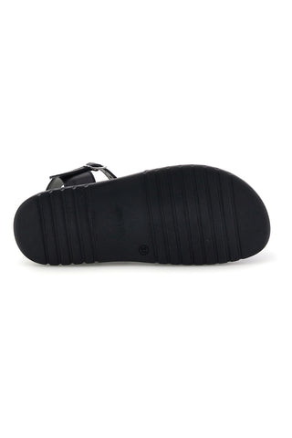 Schwarze Sandalen aus echtem Leder Pittarello 32841926