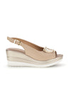 Beige Keilsandaletten Pittarello Look MK3908352