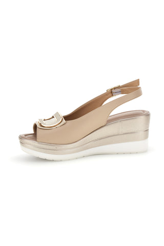 Beige Keilsandaletten Pittarello Look MK3908352
