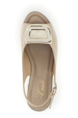 Beige Keilsandaletten Pittarello Look MK3908352