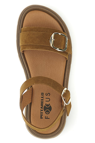 Ledersandalen mit Doppelschnalle Pittarello Fokus MK3921361