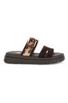 Braune Sandalen mit Tierdetails Pittarello Fokus MK3853361