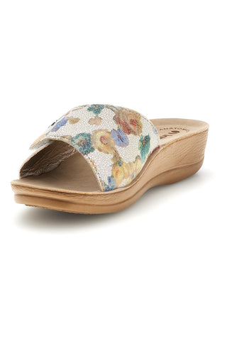 Beige Floral Hausschuhe Inblu 68 VR