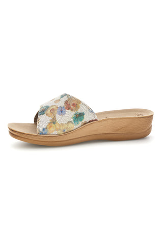 Beige Floral Hausschuhe Inblu 68 VR
