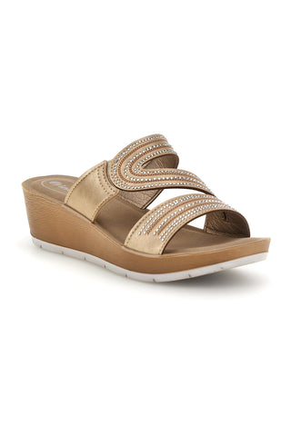 Beige Keilslipper Inblu 23 RN