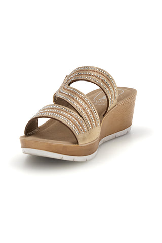 Beige Keilslipper Inblu 23 RN