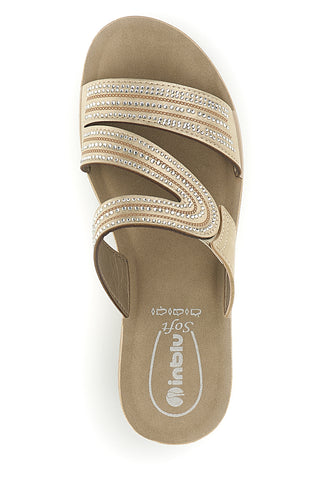 Beige Keilslipper Inblu 23 RN