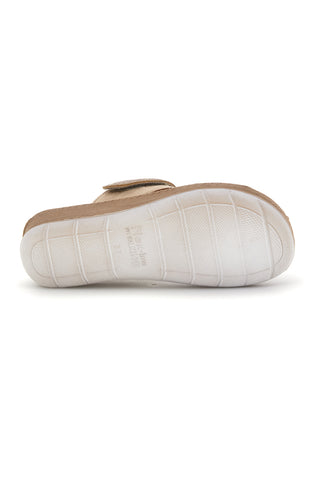 Ciabatte Sabbia con sottopiede in pelle Inblu 62 FC