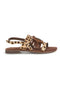Sandalen aus echtem Tierleder mit Fransen im Pittarello-Look IF10277