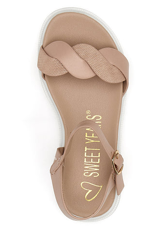 Sandali Chic Sweet Years 0242 Nude con fascetta intrecciata