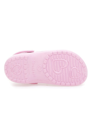 Rosa Clogs Hausschuhe mit Lichtern Skechers 308016