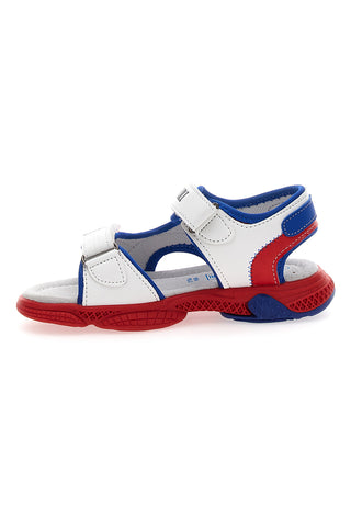Coveri 63289 Weiße Sandalen mit Tränen