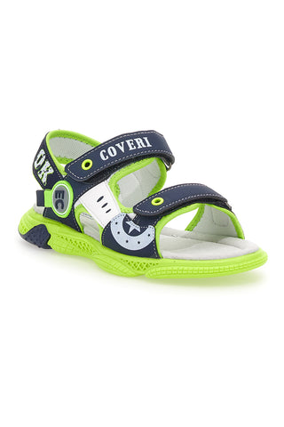 Coveri Sandalen 63288 Blau mit Tränen