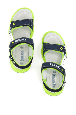 Coveri Sandalen 63288 Blau mit Tränen