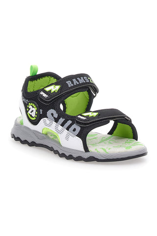 Sandali Rams23 2726 Neri con strappi