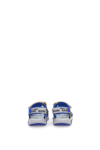Rams23 2728 Blaue und gelbe Sandale