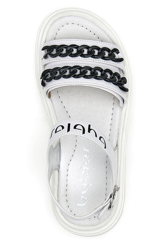 Sandalen mit Kette Bianchi Byblos 182