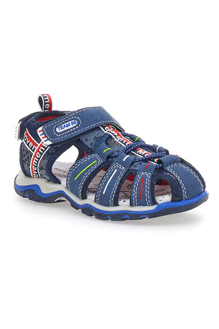 Max Dillan 13600 Blaue halboffene Sandale
