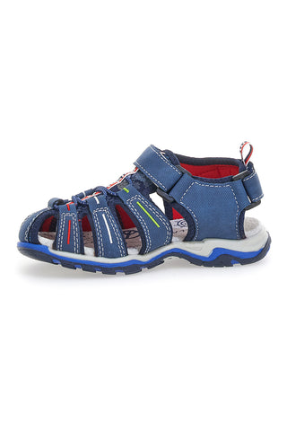 Max Dillan 13600 Blaue halboffene Sandale