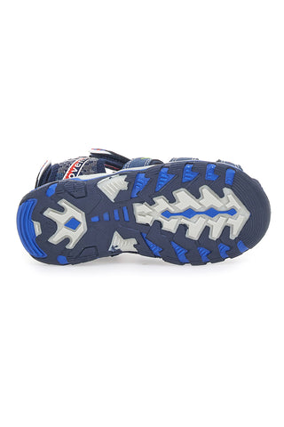 Max Dillan 13600 Blaue halboffene Sandale