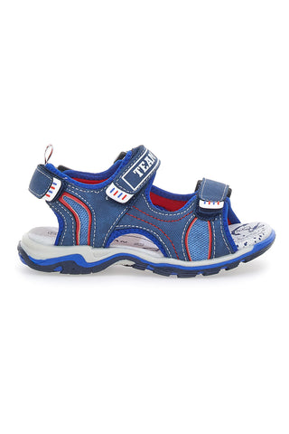 Max Dillan 13597 Blaue Sandalen mit Tränen