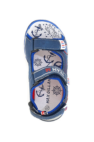 Max Dillan 13597 Blaue Sandalen mit Tränen