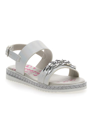 Weiße Sandalen Danke 13610