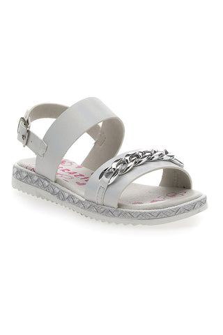 Weiße Sandalen Danke 13610