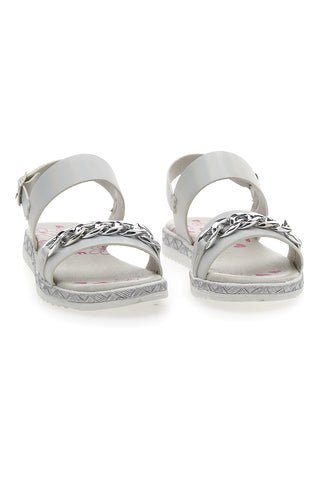 Weiße Sandalen Danke 13610