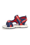 Balducci 3564 Blaue und rote Freizeitsandalen