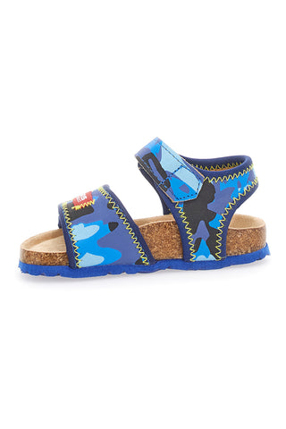 Sandali primi passi Balducci 3502 Blu camouflage