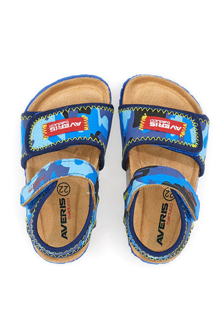 Sandali primi passi Balducci 3502 Blu camouflage