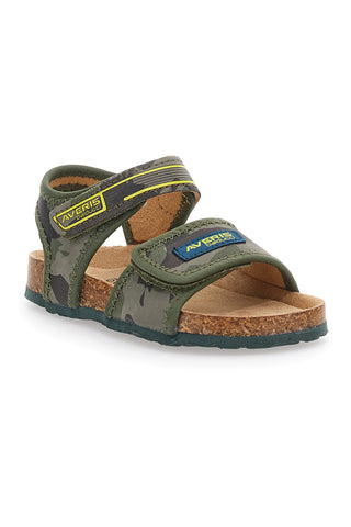 Sandali urban Balducci 3530 Verde Camouflage