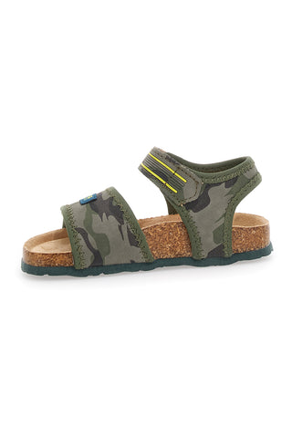 Sandali urban Balducci 3530 Verde Camouflage