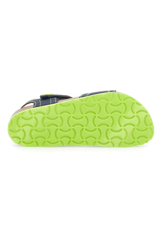 Sandali Asso 7711 Blu Verde Lime
