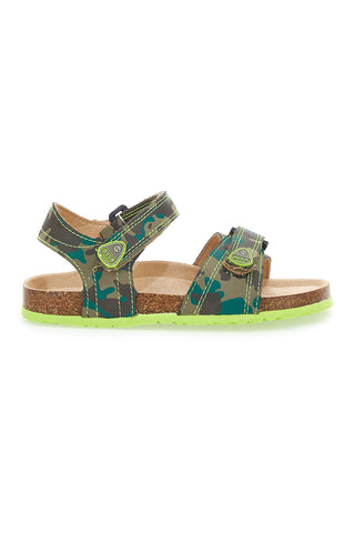 Asso 7711 Grüne Tarnsandalen