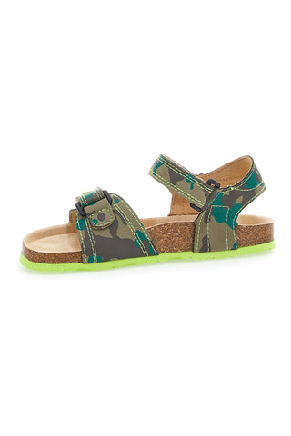 Asso 7711 Grüne Tarnsandalen