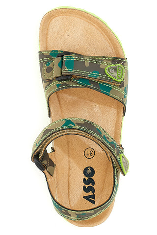 Asso 7711 Grüne Tarnsandalen