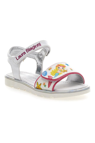 Weiße Sandalen Laura Biagiotti 7924