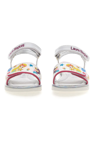 Weiße Sandalen Laura Biagiotti 7924