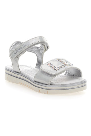 Sandali L. Biagiotti 8012 Bianchi con strass
